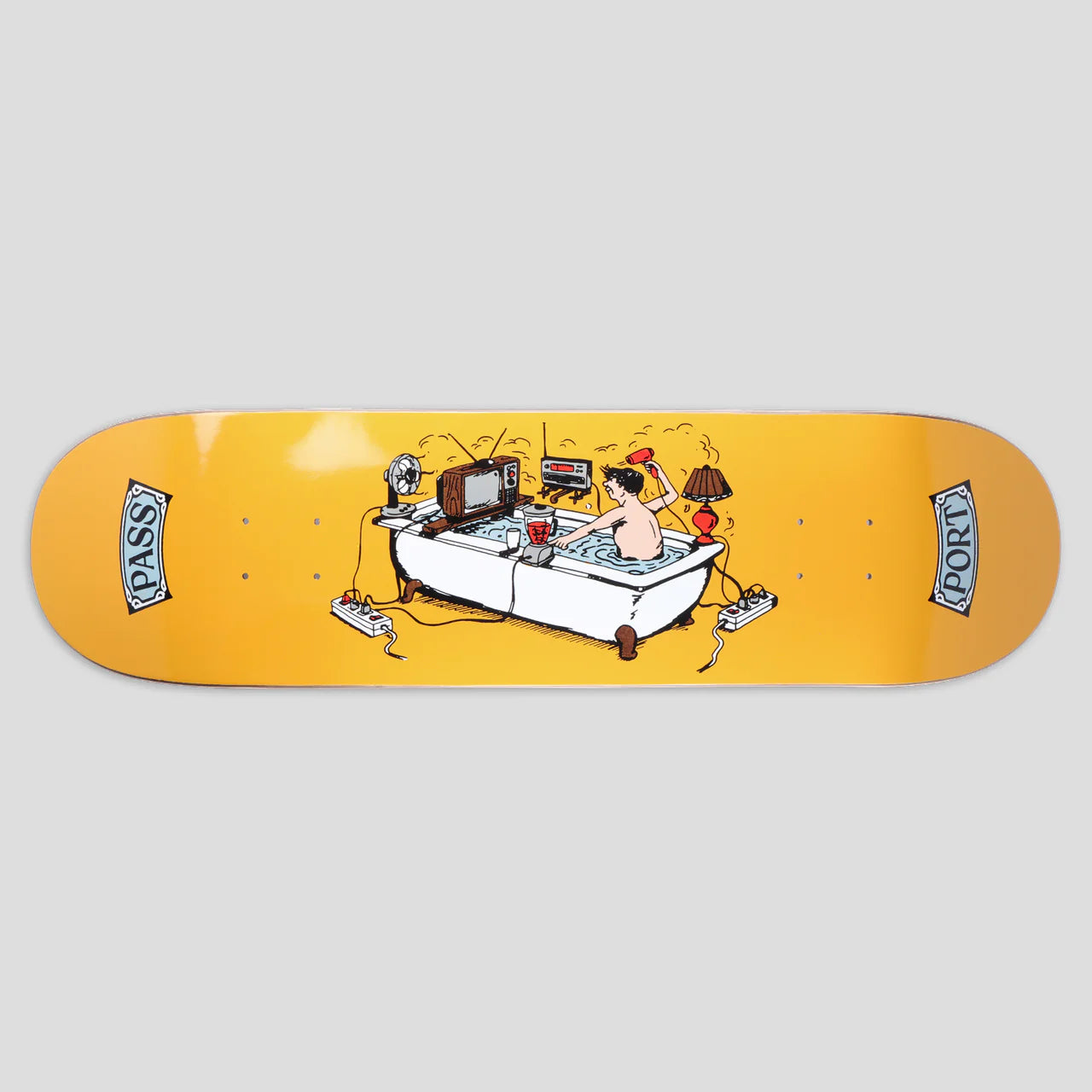 Pass~Port 8.375" 'You're Making Me Nervous Series - Tub Time' Deck