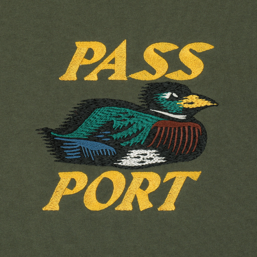 Pass~Port 'Fast Duck' T-Shirt (Olive)