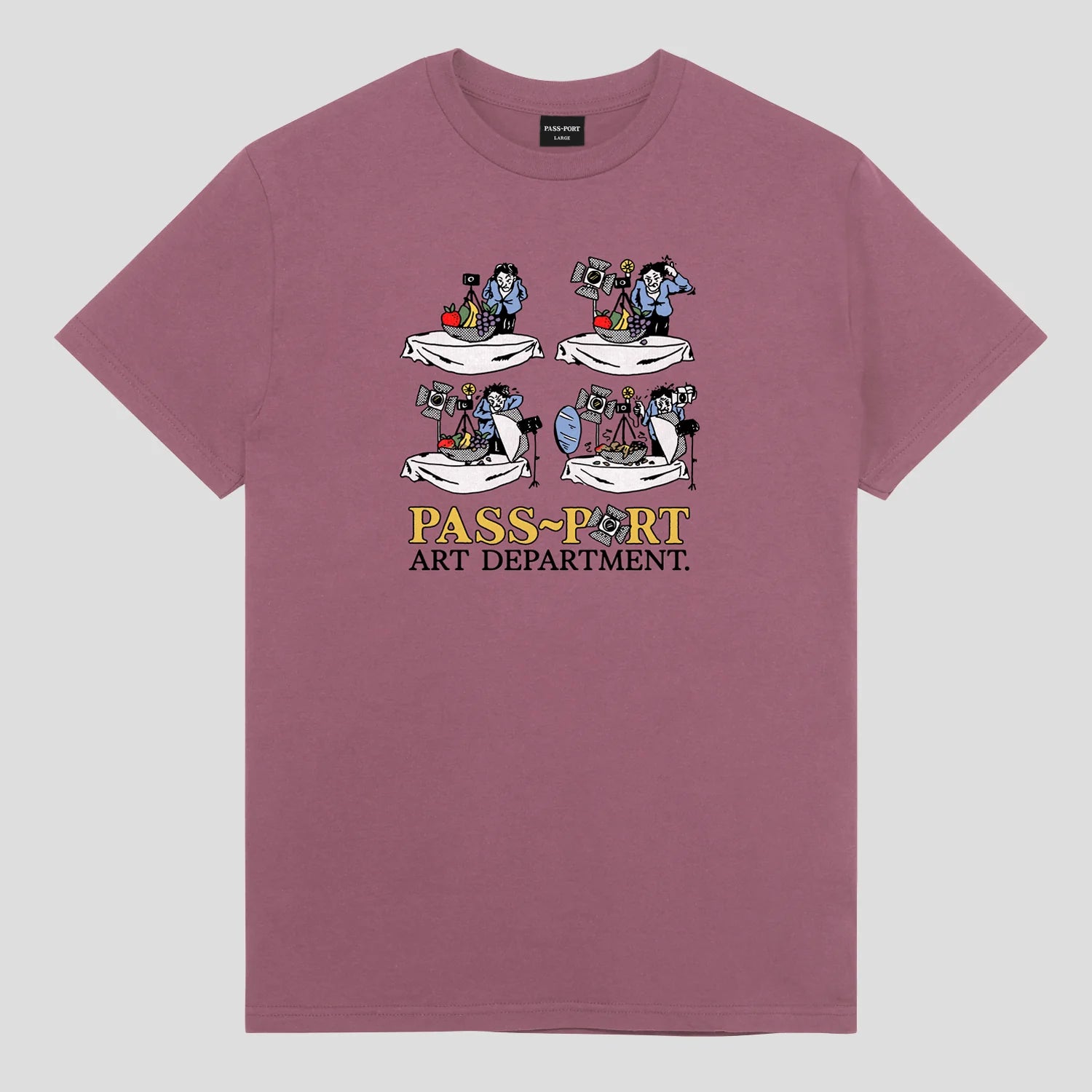Pass~Port 'Art Dept.' T-Shirt (Washed Berry)