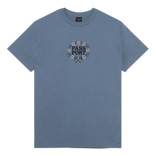 Pass~Port: Wattle Tee (STONEWASH BLUE)