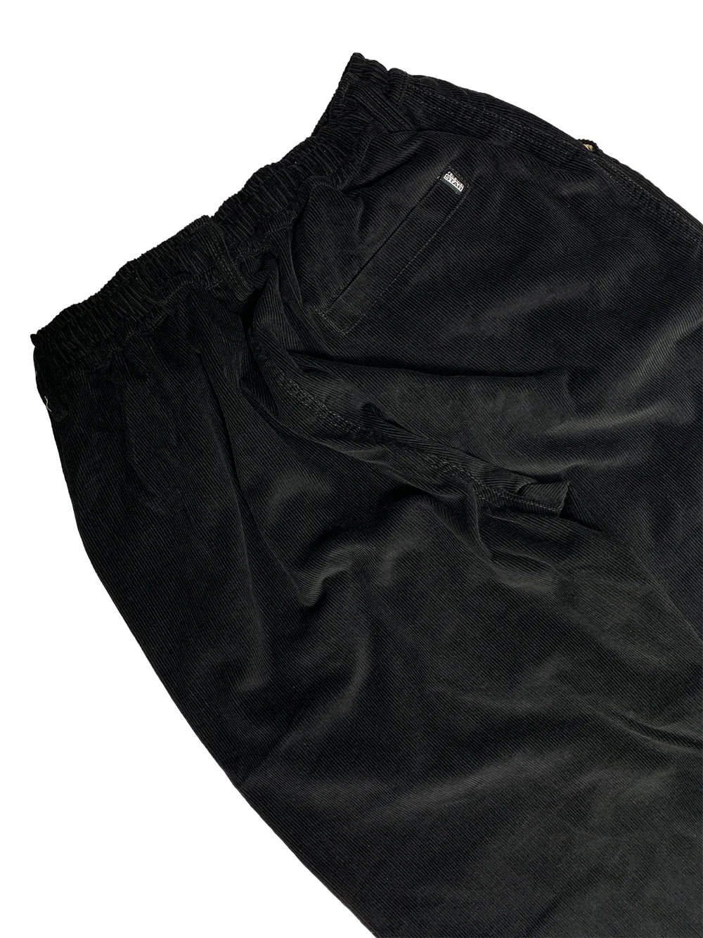 TELEVISI STAR BLACK COTTON CORDUROY BAGGY OG PANTS SUNFLOWER