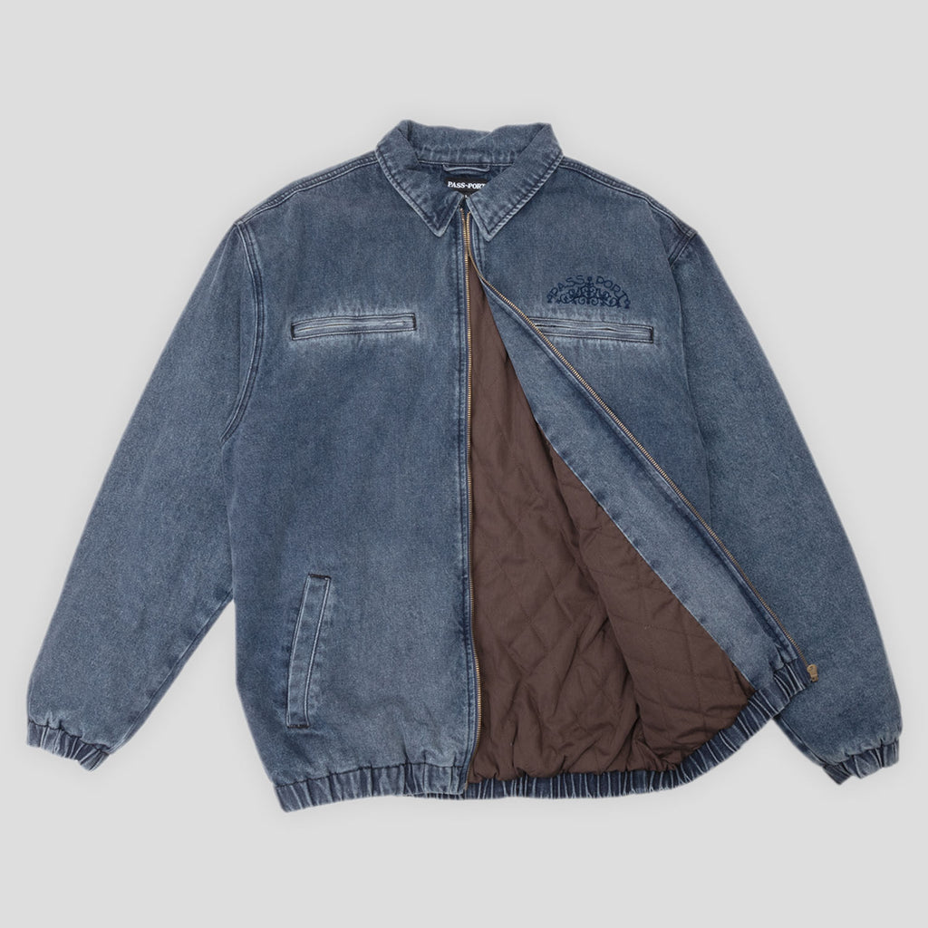 passport デニムジャケット PASS PORT (パスポート)VINEYARD BIRDS DENIM DELIVERY JACKETの