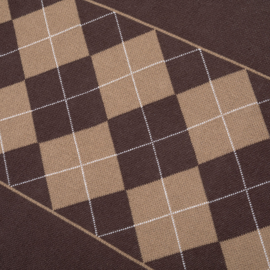 Pass~Port 'Tilde Stamp Knit' Polo (Choc)