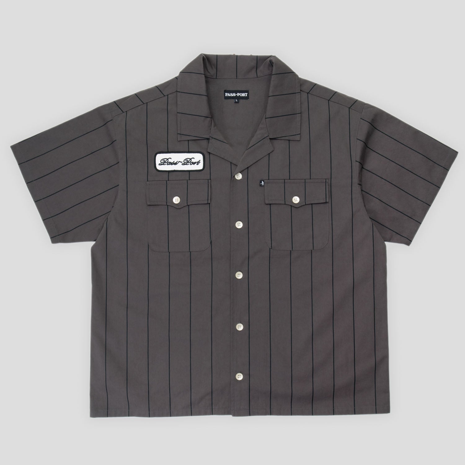 Pass~Port 'Striped Casual' T-Shirt (Tar)