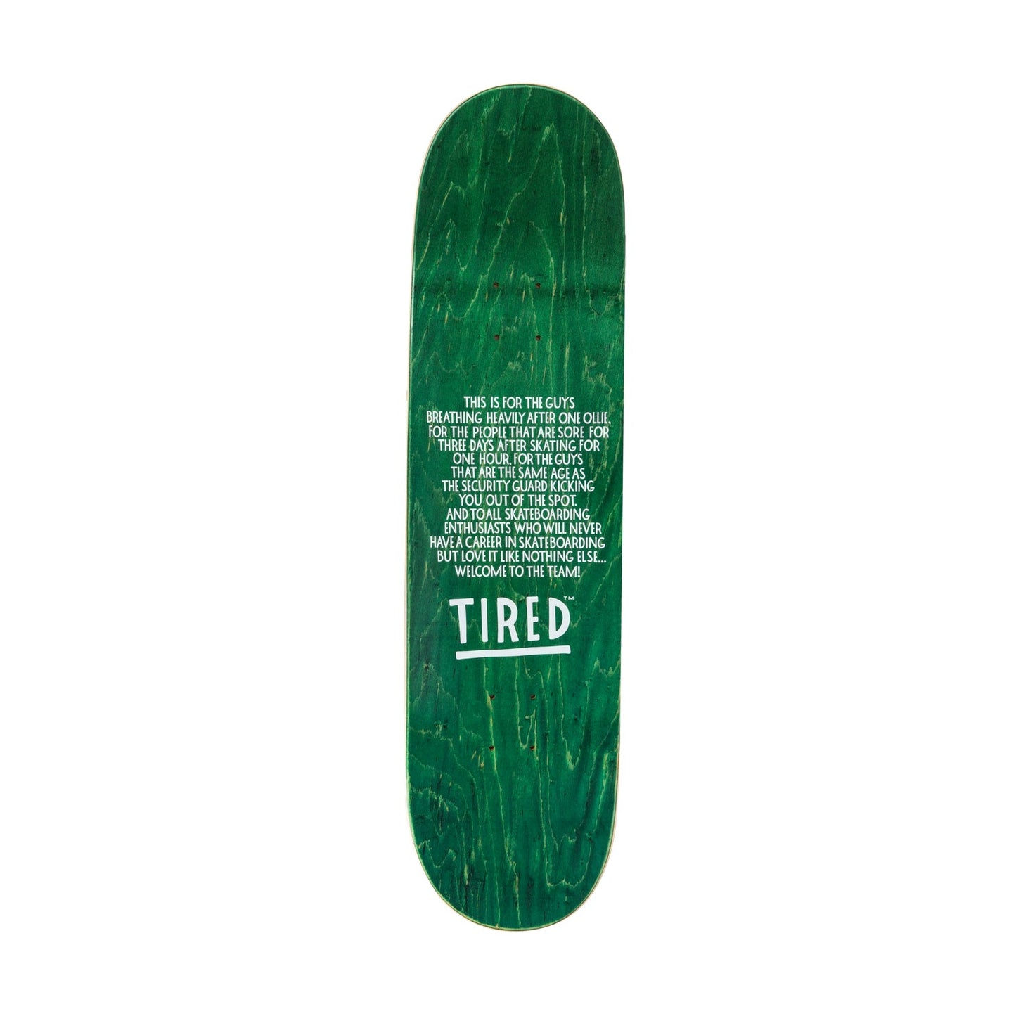 Tired Skateboards "Sad Turtle" Skateboard Deck (8.75)