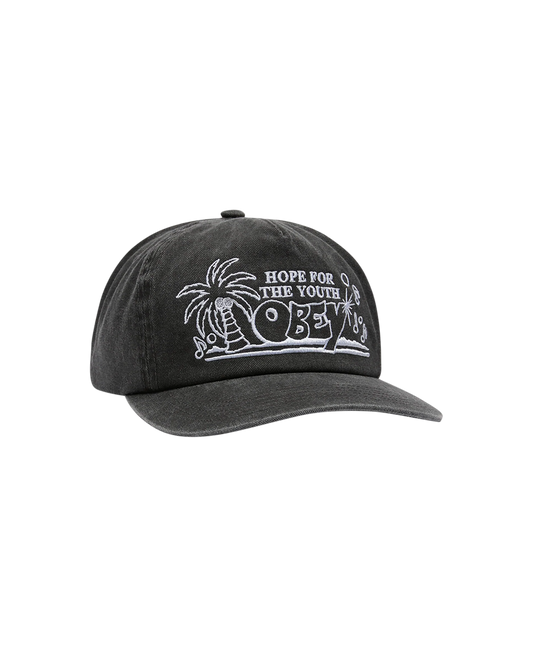 OBEY HOPE PIGMENT STRAPBACK (PIGMENT BLACK)
