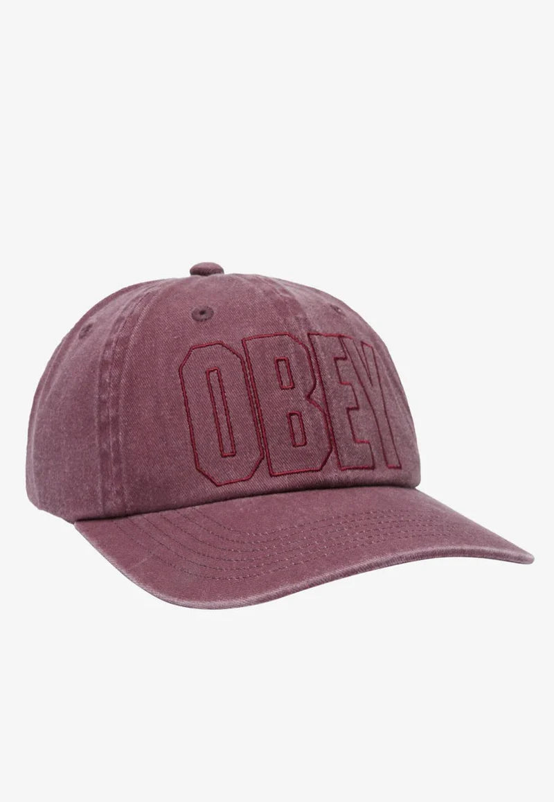 Obey Pigment Nova 6 Panel Velcro Pigment (Burgundy)