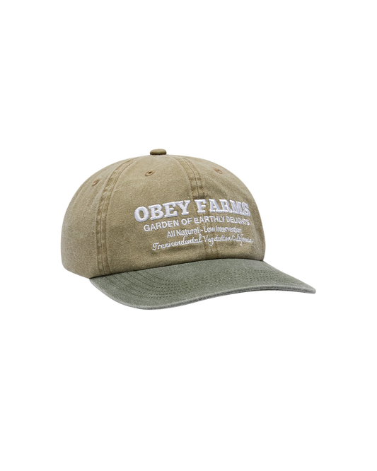 OBEY FARMS PIGMENT STRAPBACK (PIGMENT KHAKI MULTI)