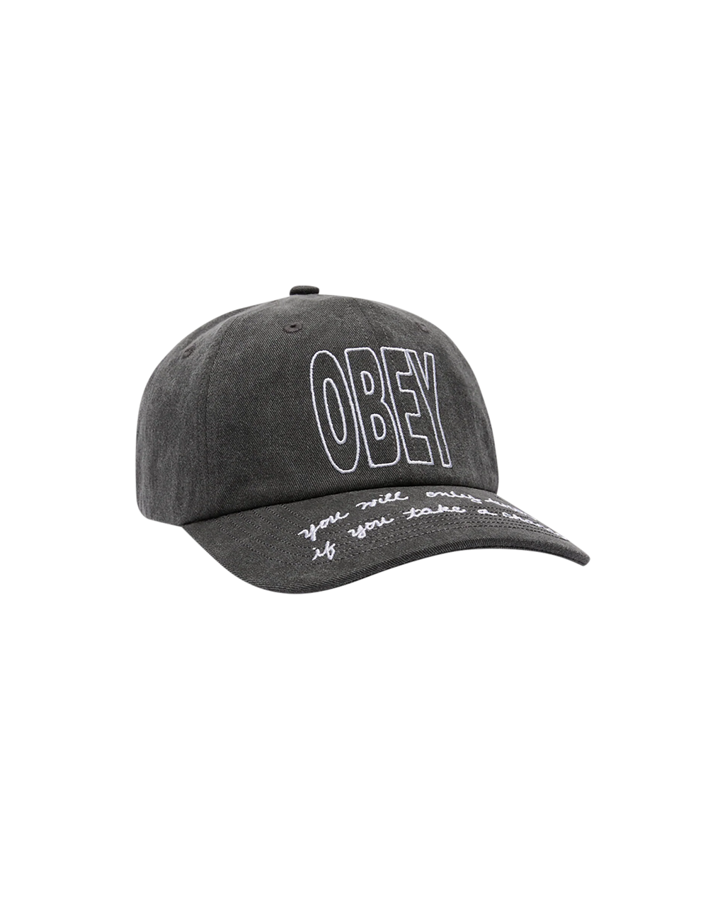 OBEY 'Chance Pigment Velcro Back' Hat (Pigment Black)