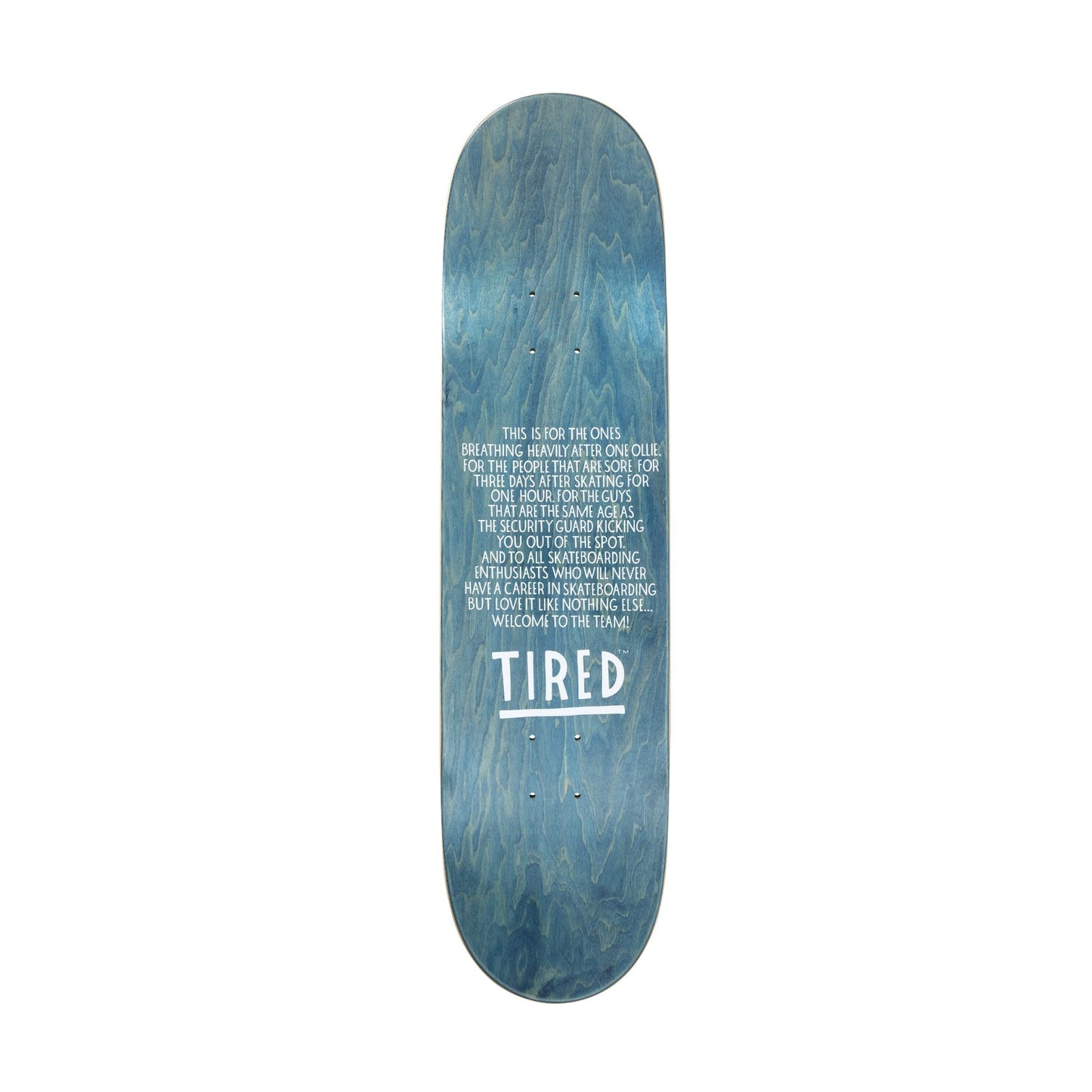 Tired Skateboards "The Gator" Skateboard Deck (8.25)