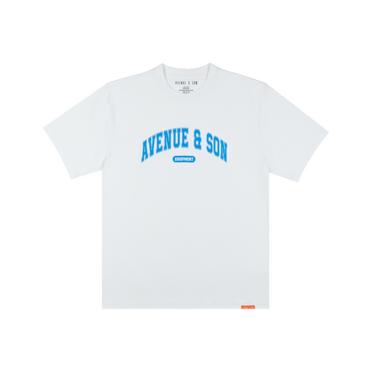 Avenue & Son "Campus Tee" (White)