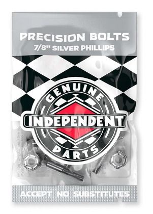 Independent *Phillips* Cross Bolt 7/8" Silver Hardware