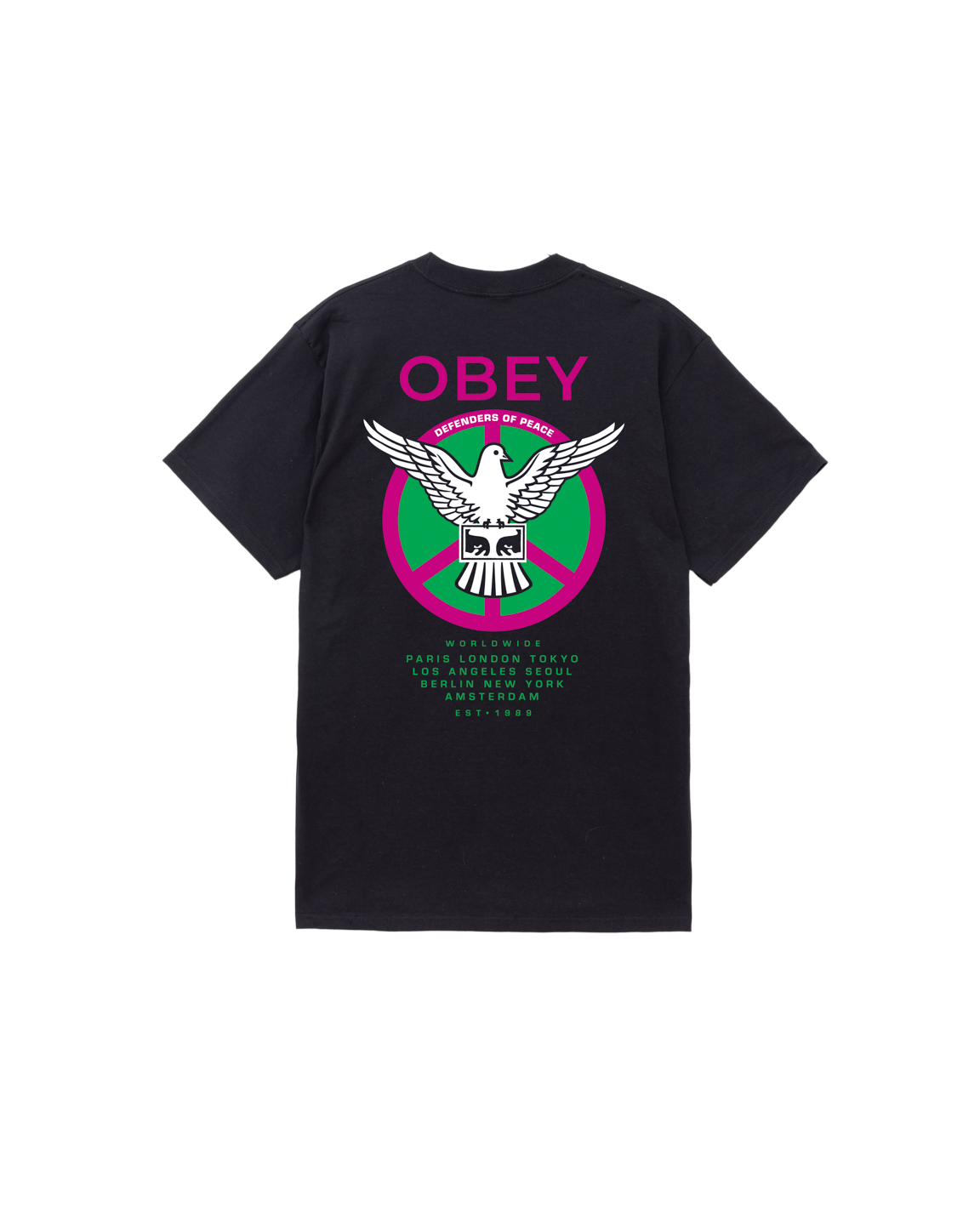 OBEY 'Peace Defenders Classic' T-Shirt (Black)