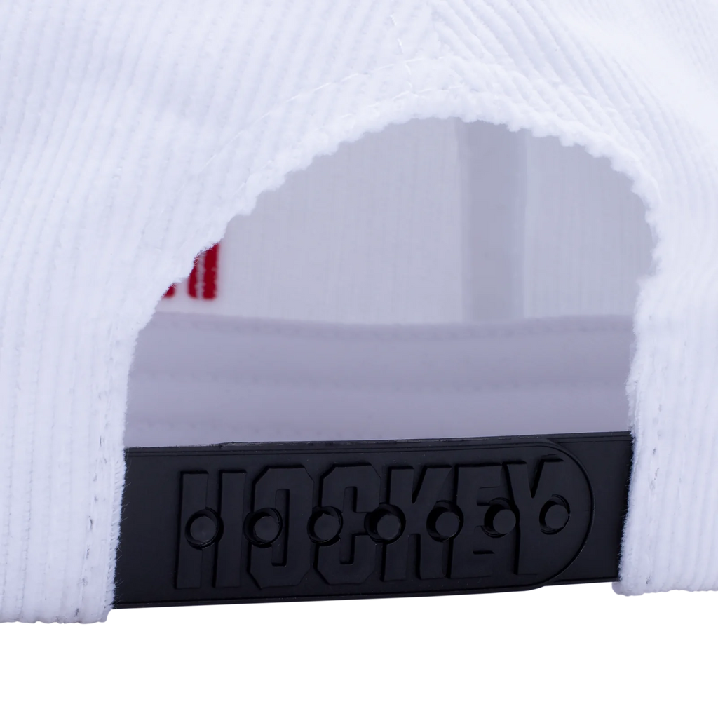 Hockey 'Corduroy 5 Panel' Hat (White)