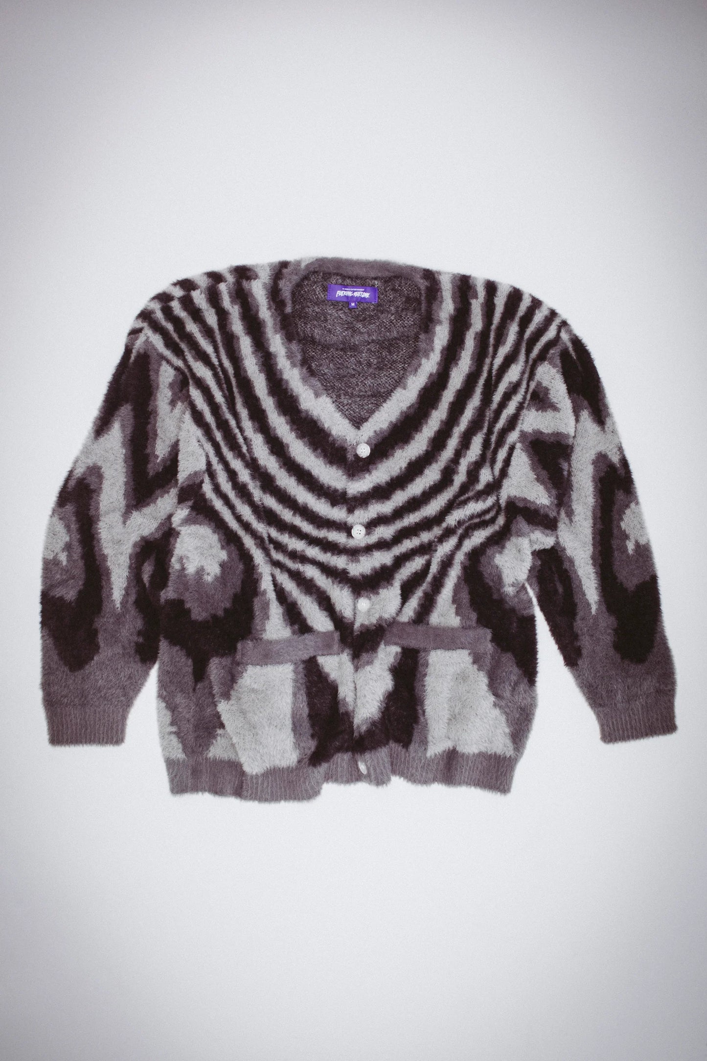 FA World Entertainment Acid Hairy Cardigan