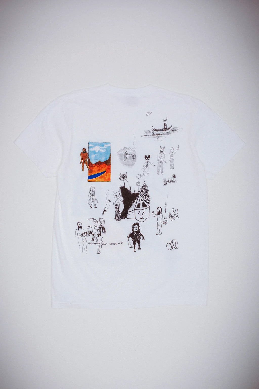 FA World Entertainment 'Dill Drawings' T-Shirt (White)