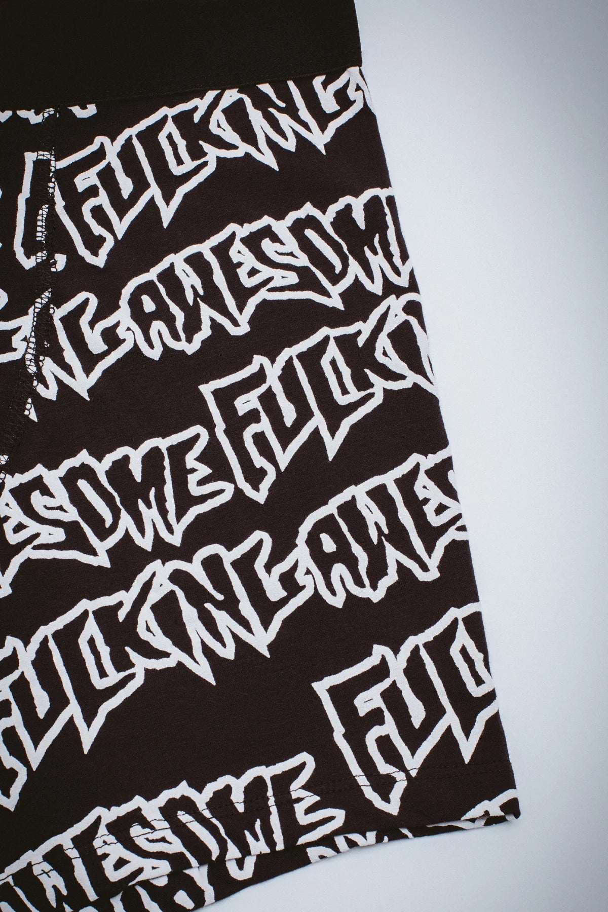 FA World Entertainment Stamp Logo Boxer Brief Two Pack (Black / White)