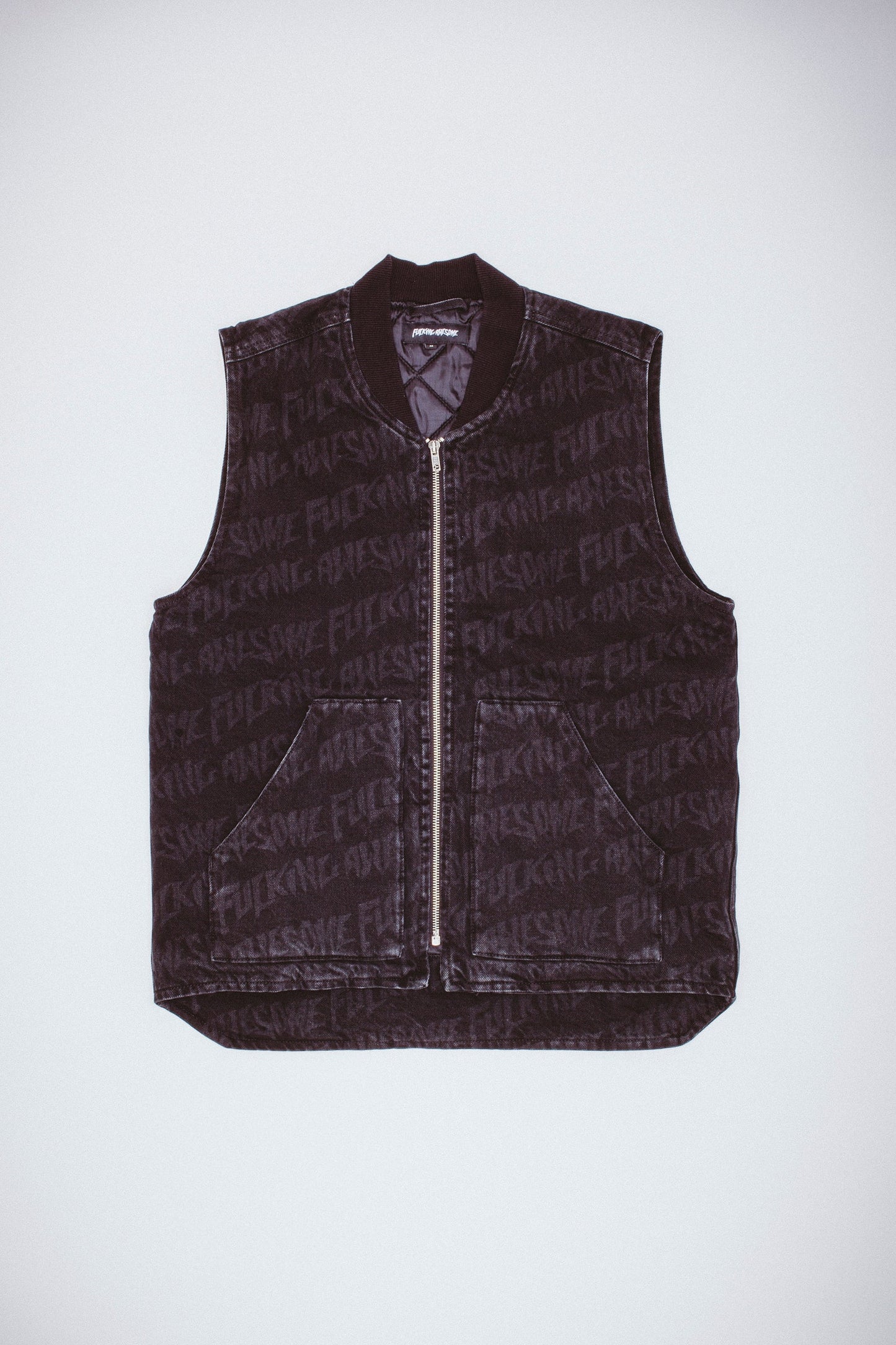 FA WORLD ENTERTAINMENT - Stamp Denim Vest