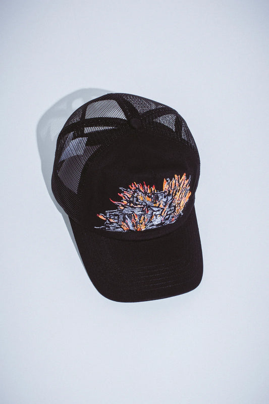 FA WORLD ENTERTAINMENT Burning Barn Snapback (Black)
