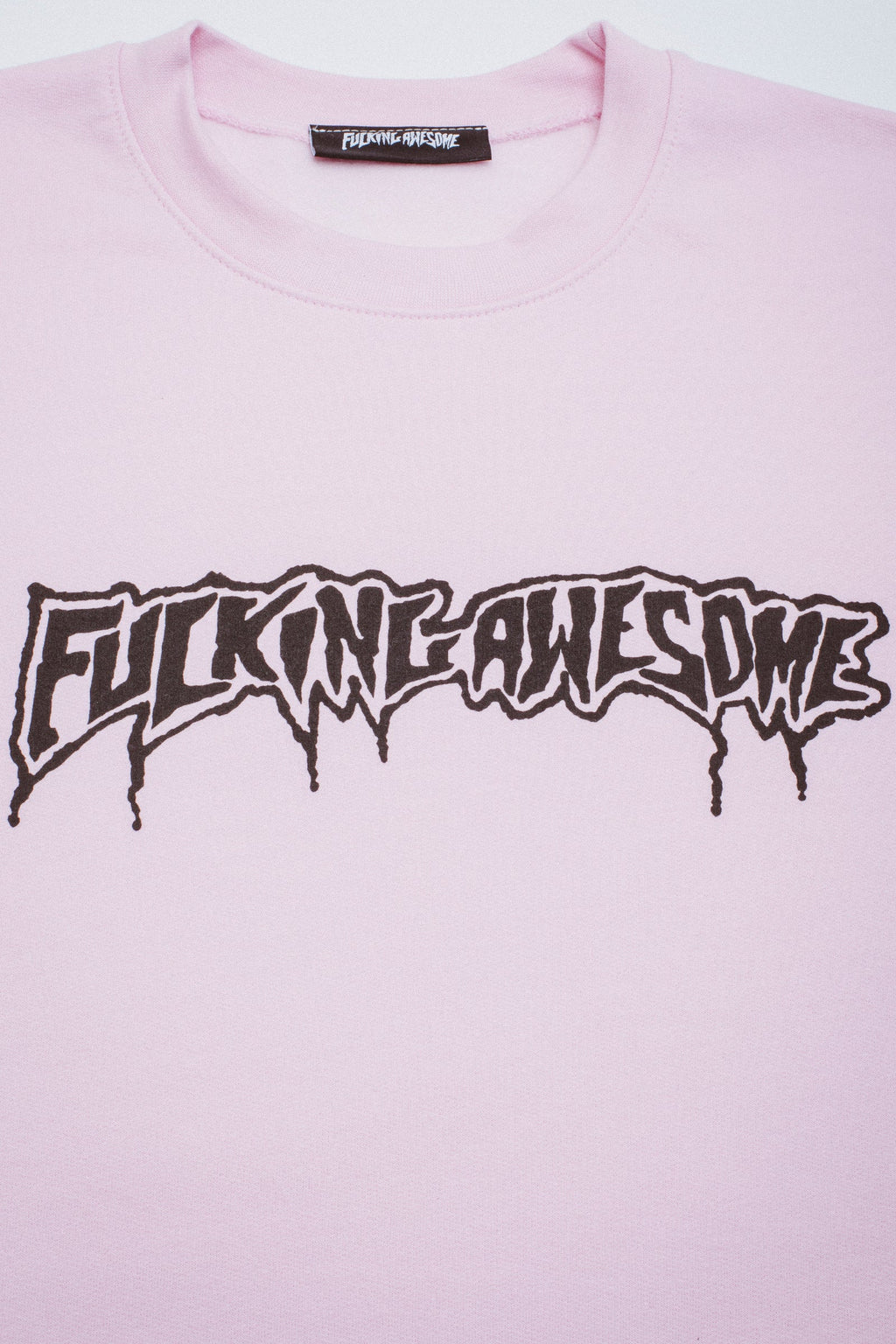 FA World Entertainment 'Logo Test Print' Crewneck (Pink)