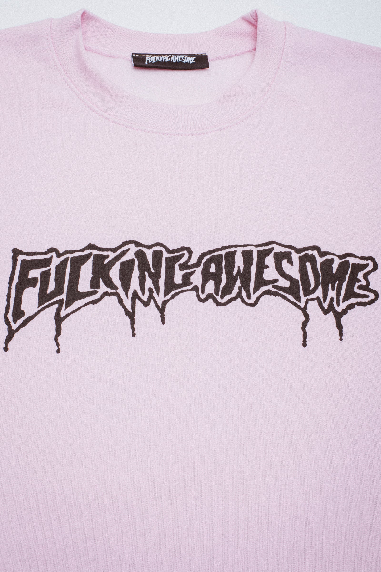 FA World Entertainment 'Logo Test Print' Crewneck (Pink)