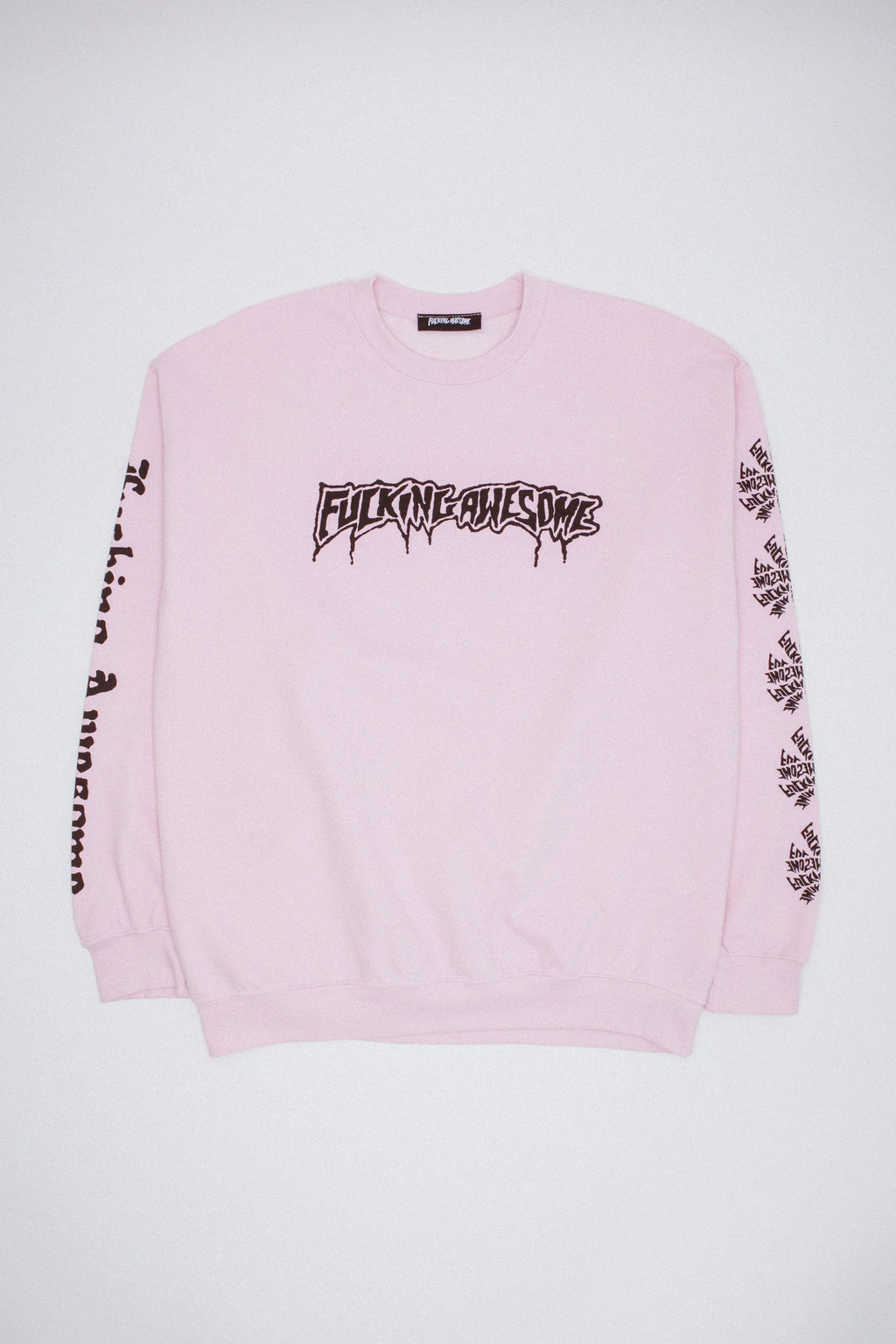FA World Entertainment 'Logo Test Print' Crewneck (Pink)