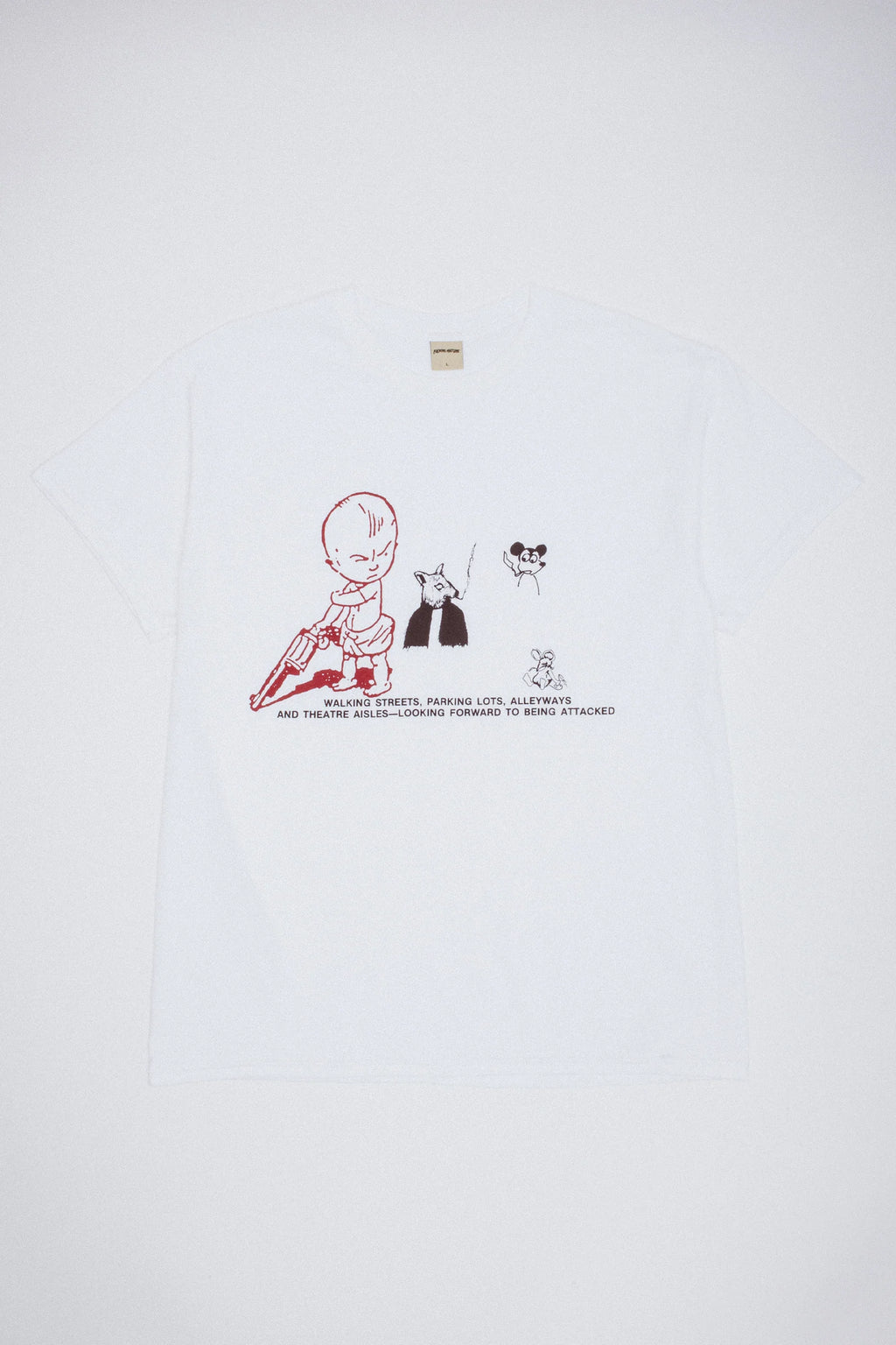 FA World Entertainment 'Depression Test Print' T-Shirt (White)