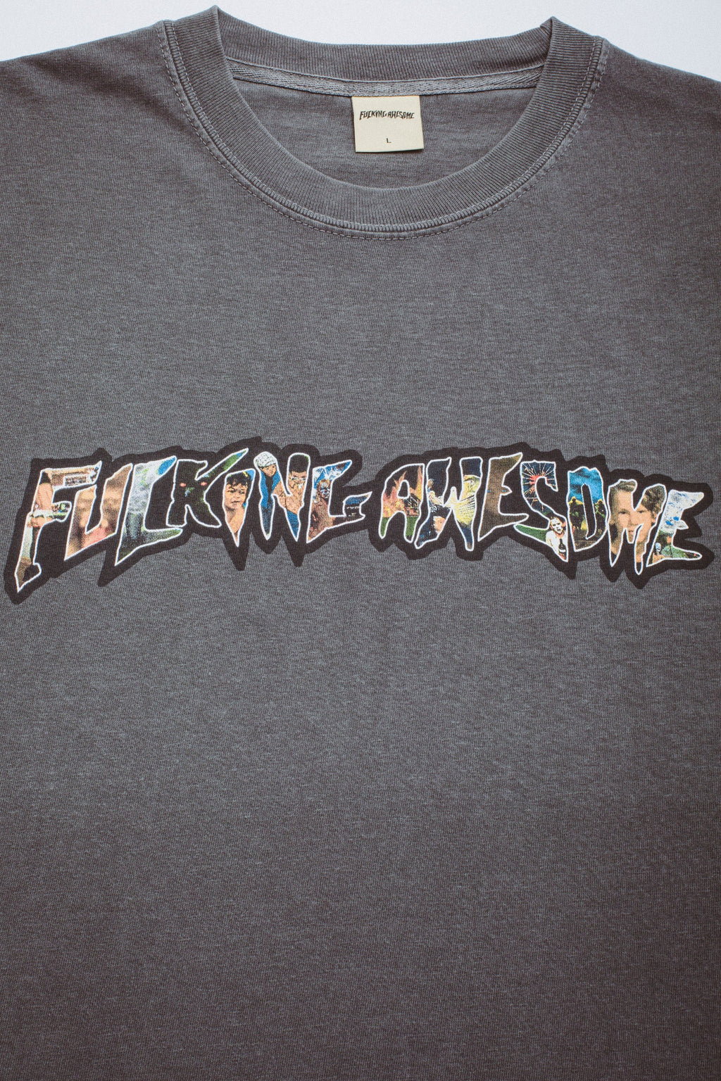 FA World Entertainment 'Dill Collage Logo' T-Shirt (Pepper)