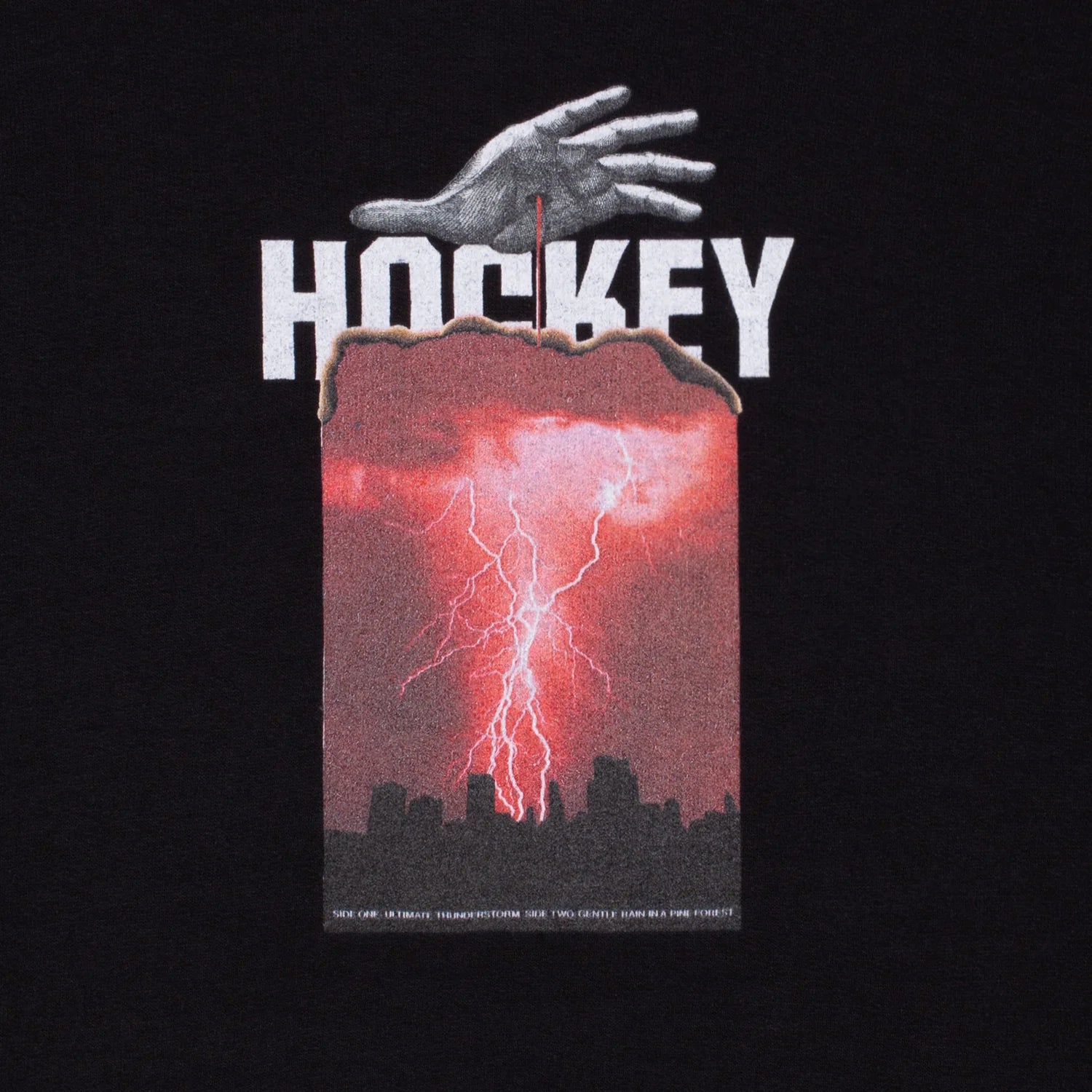 Hockey 'Side One' Hoodie (Black)