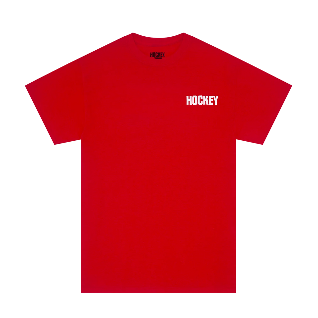 Hockey 'Support' T-Shirt (Cardinal)