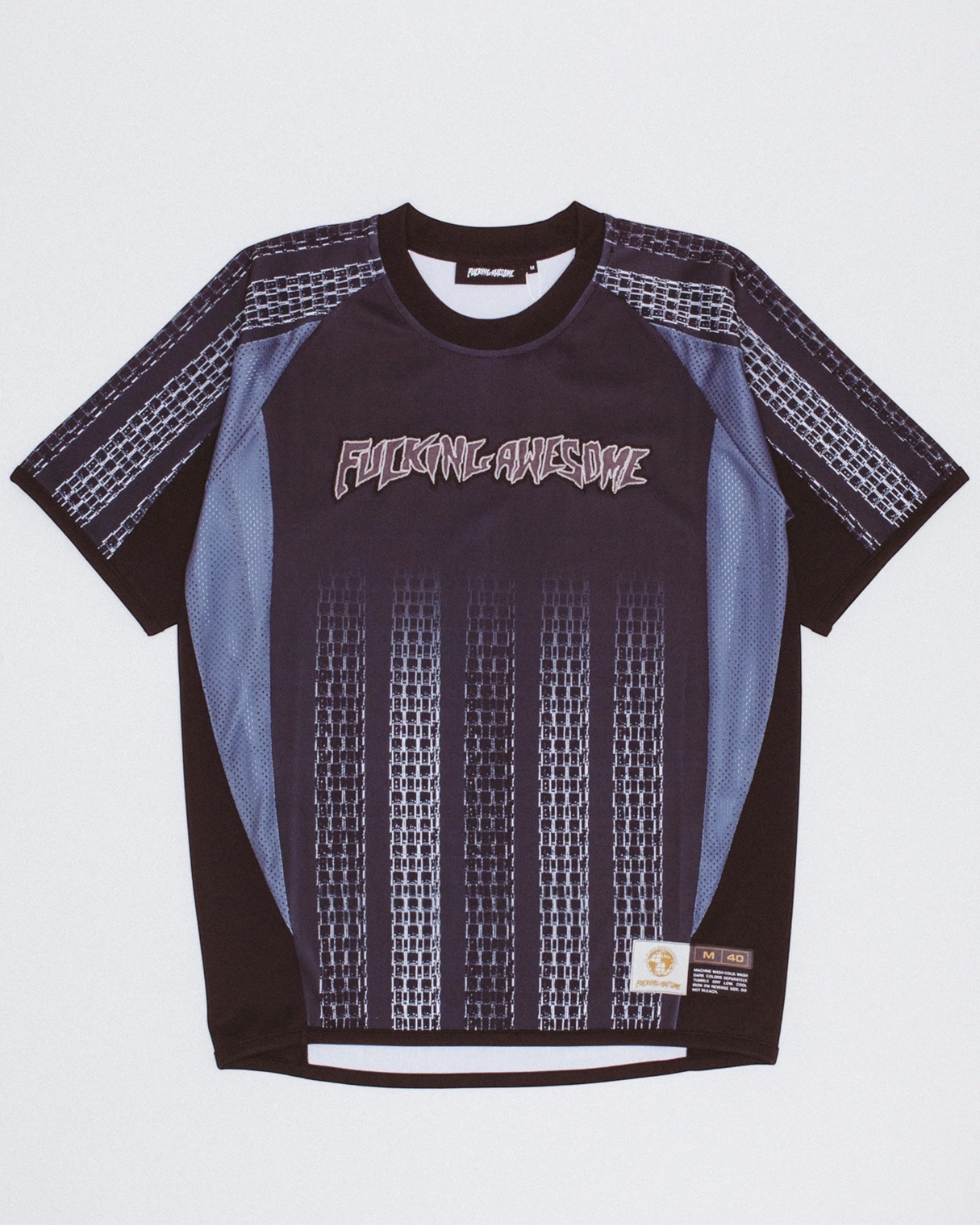 FA World Entertainment 'Rapid' Short Sleeve Jersey (Black/Blue)