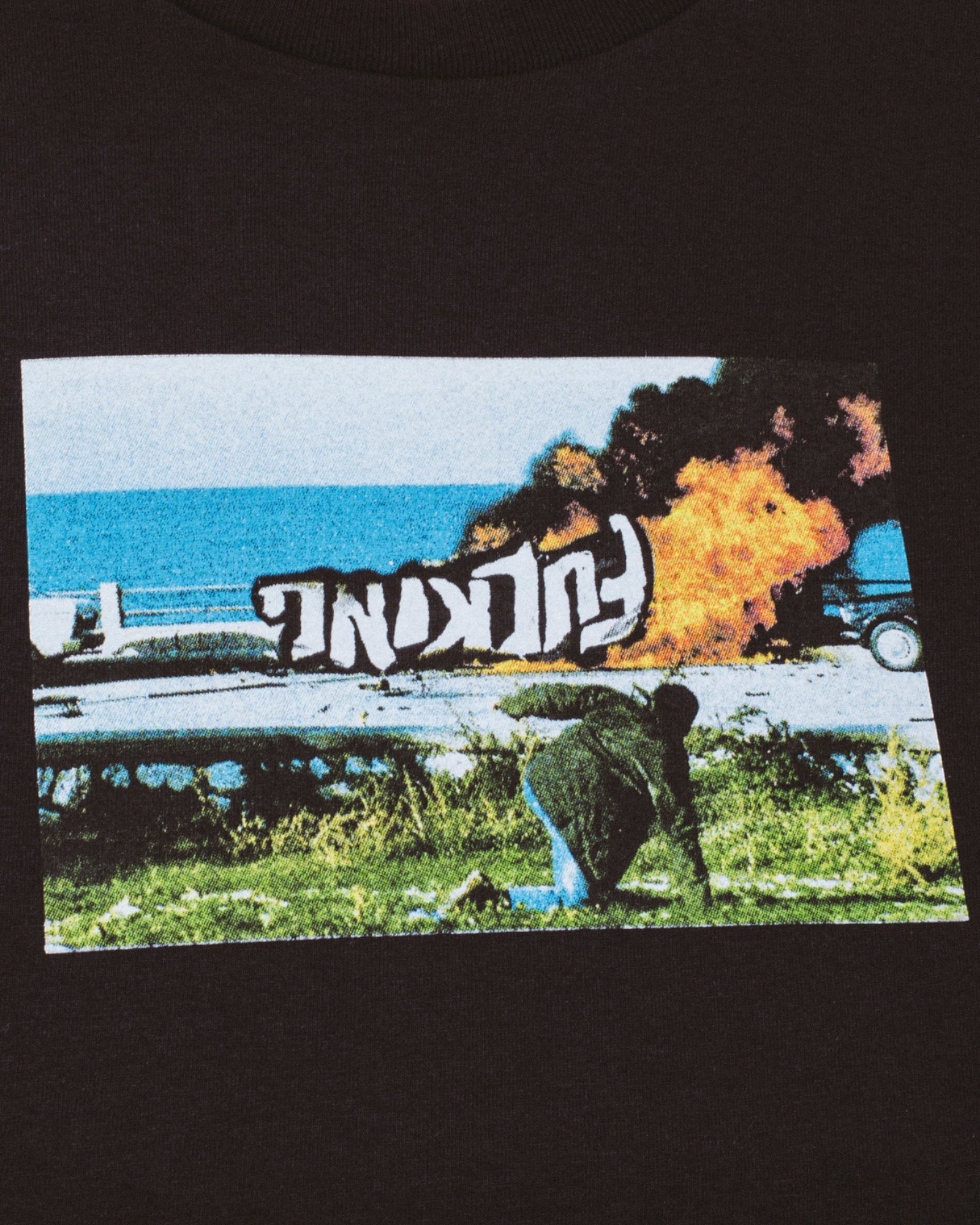 FA World Entertainment 'Car Burn' T-Shirt (Black)