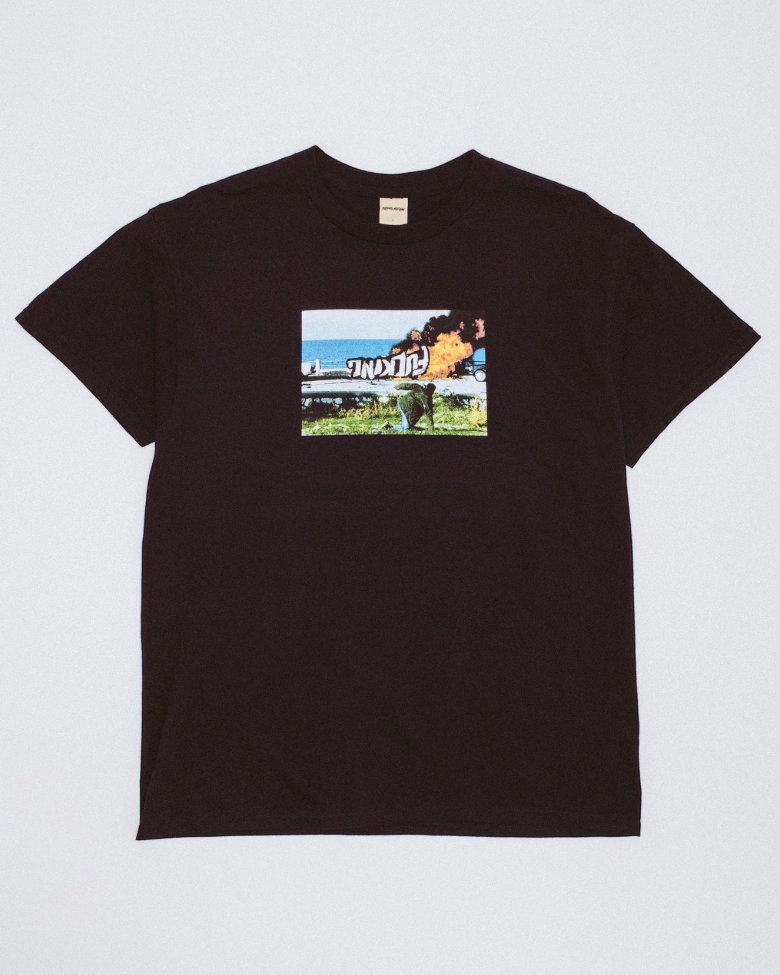 FA World Entertainment 'Car Burn' T-Shirt (Black)
