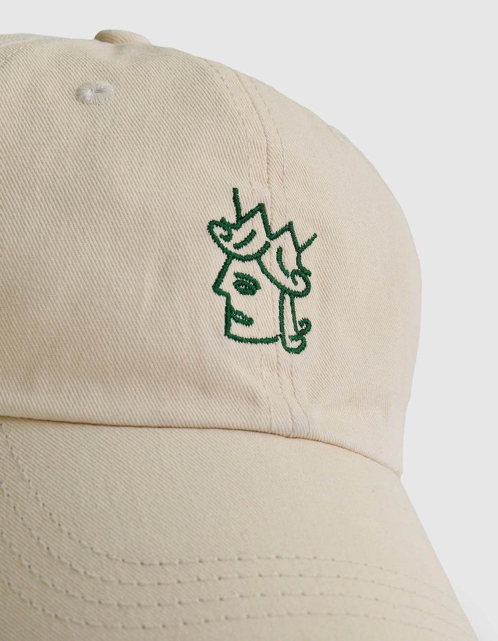 VICTORIA 'Queenhead Logo' Cap (Washed Natural)