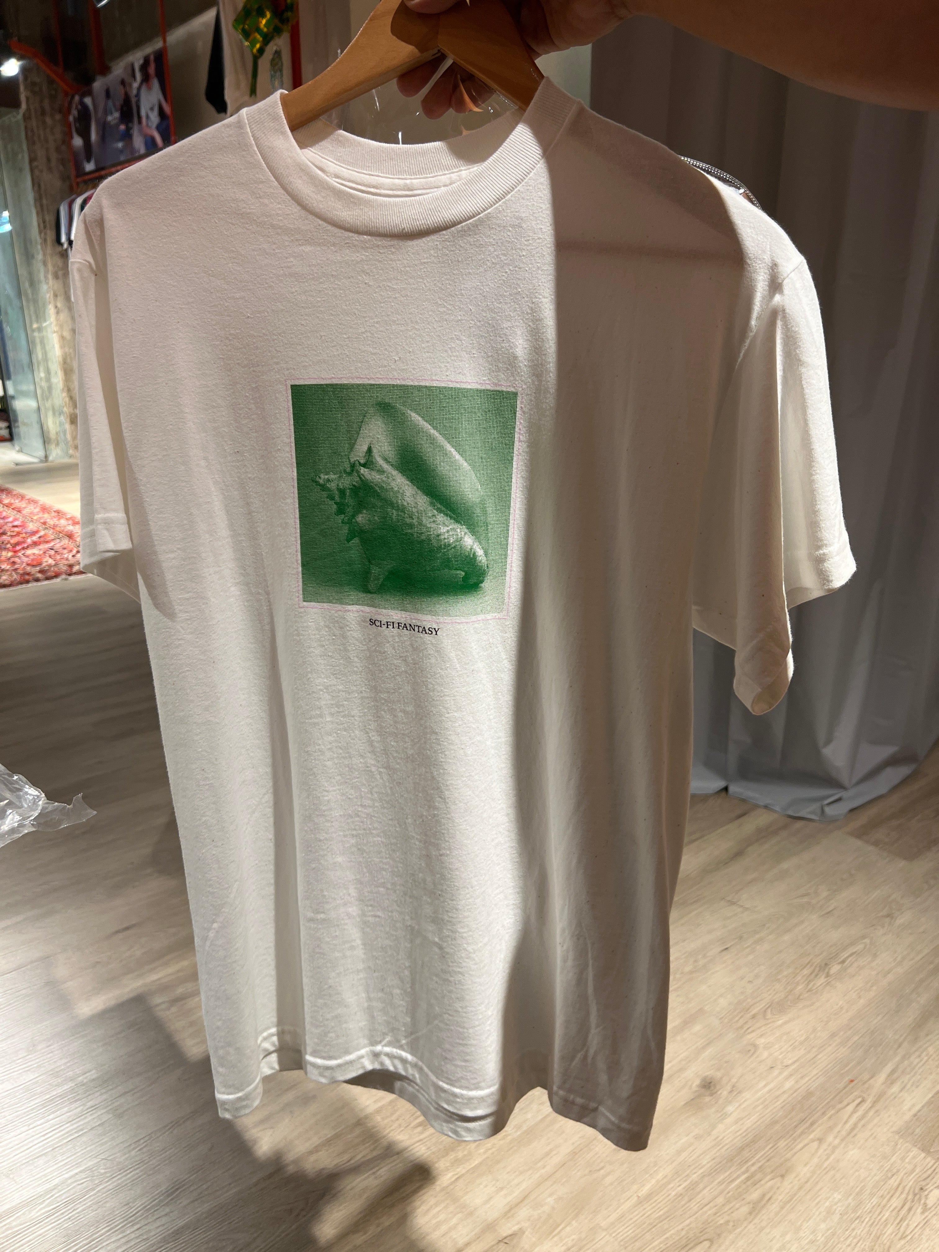 Sci-Fi Fantasy 'Sci-Fi Shell' T-Shirt (White)