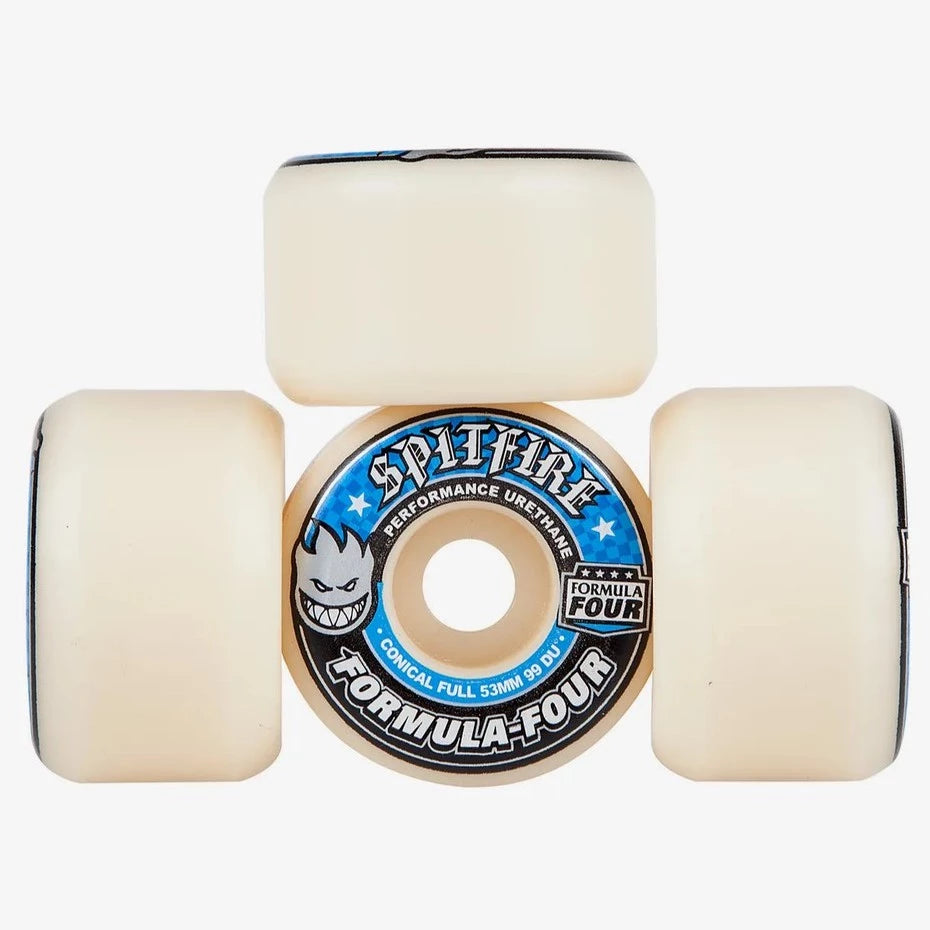 Spitfire Formula Four Conical Full Blue 99a Wheels