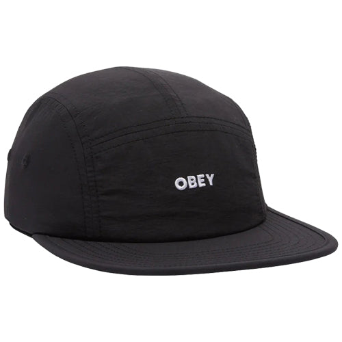 OBEY Bold Nylon Camp Cap (Black)