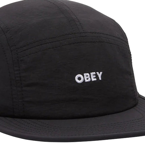 OBEY Bold Nylon Camp Cap (Black)