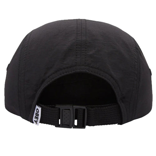 OBEY Bold Nylon Camp Cap (Black)