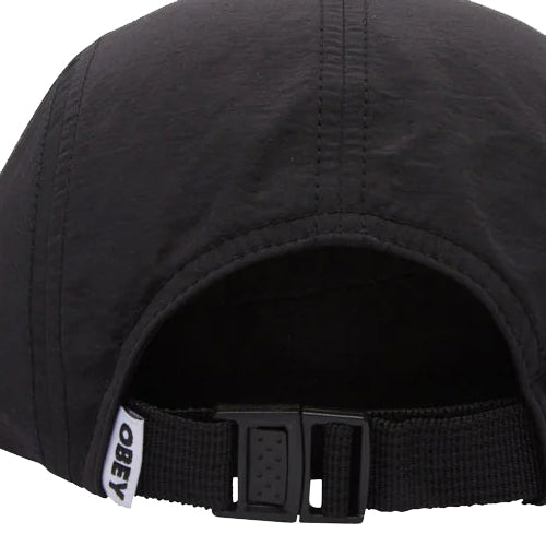 OBEY Bold Nylon Camp Cap (Black)