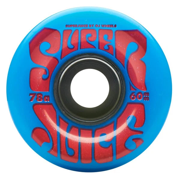 OJ Wheels 60mm (78A) 'Super Juice' Soft Wheels (Blue)