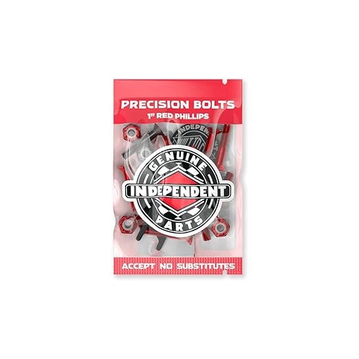 Independent *Phillips* Cross Bolt  Red Hardware