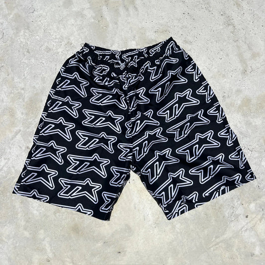 TELEVISI STAR BOARDSHORT :TAGGING 24 TVS BOARD SHORT BLACK/WHITE