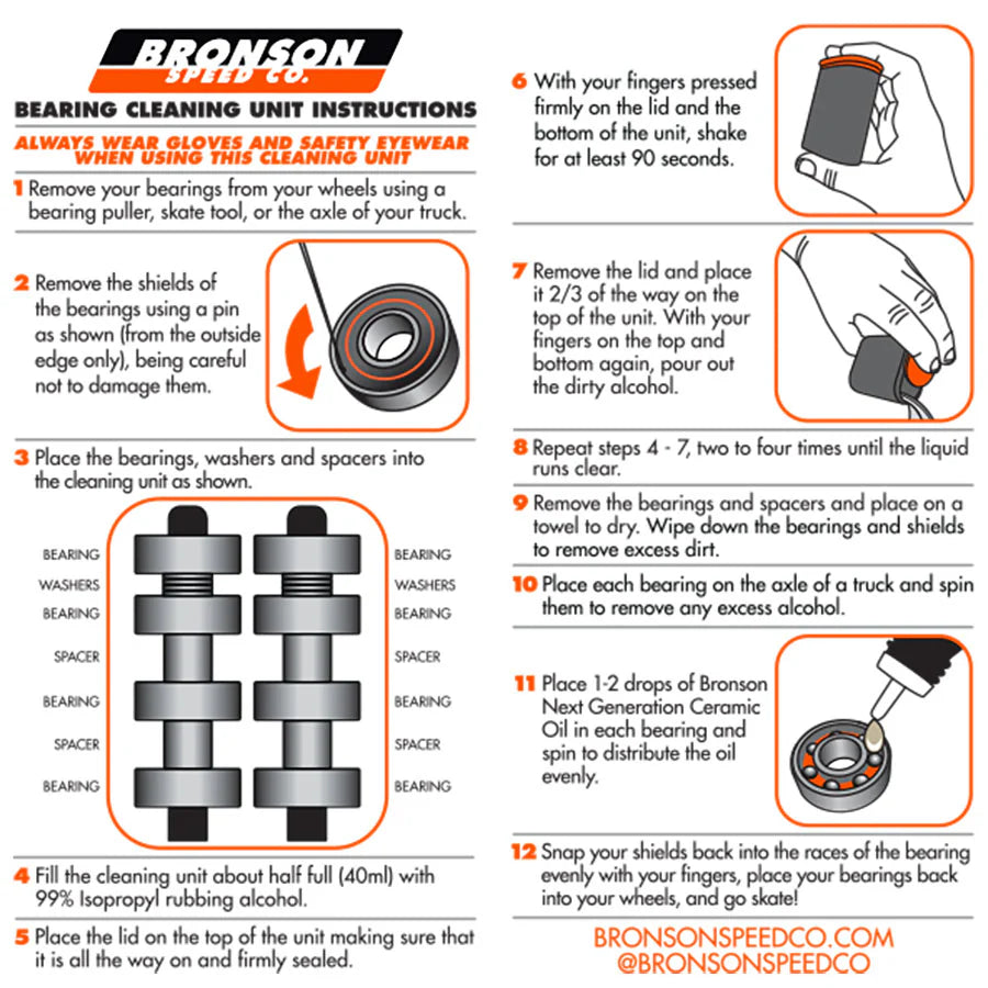 Bronson Speed Co. Bearing Cleaning Unit