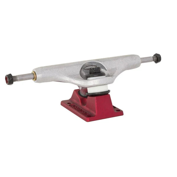 Independent 139 Stage 11 Hollow Delfino Silver Red Standard Skateboard Trucks