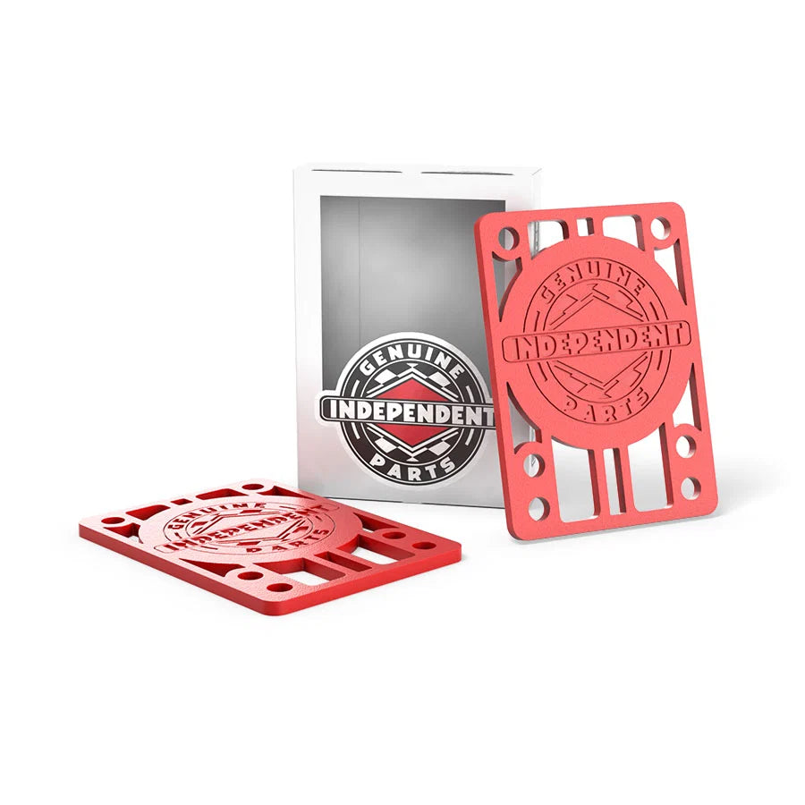 Independent Trucks 1/8" Riser Pads (Red)