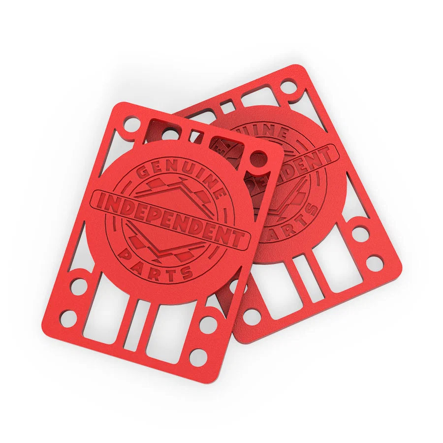 Independent Trucks 1/8" Riser Pads (Red)