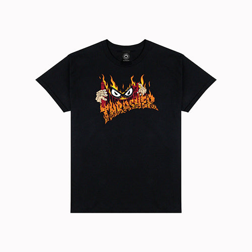 THRASHER SUCKA FREE BY NECKFACE TEE BLACK