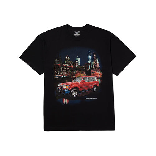 HUF WORLDWIDE BIG POPPA J8 S/S TEE BLACK