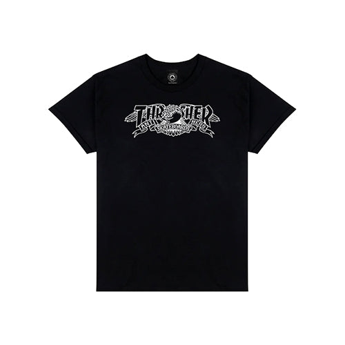 INDEPENDENT MAG BANNER T-SHIRT BLACK